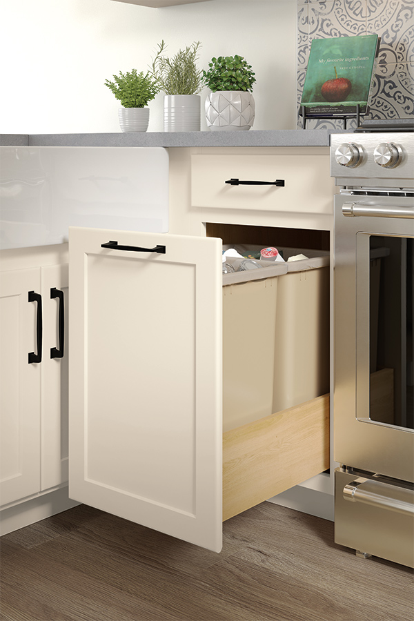 Bottom Mount Base Wastebasket Abode