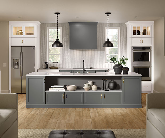 White and Gray Kitchen - Abode